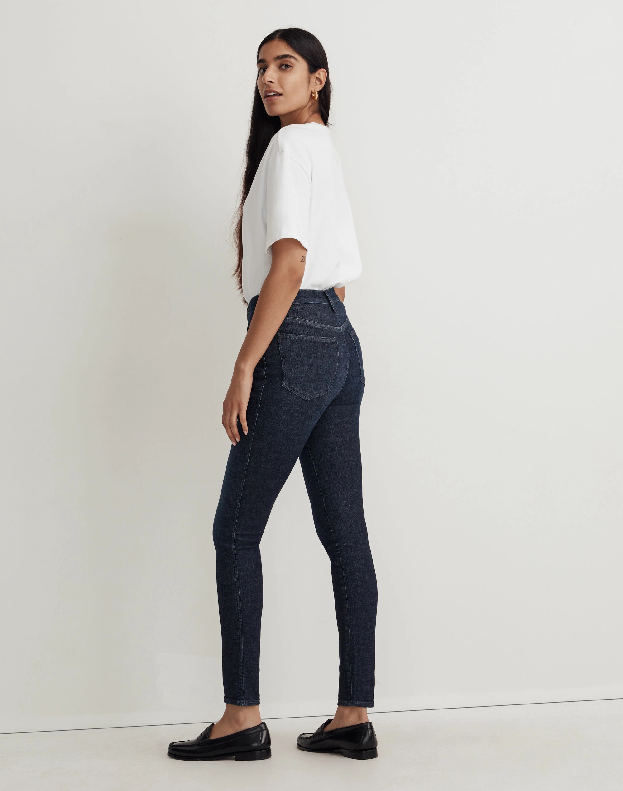 Madewell 10" High-Rise Skinny Jeans In Bensley Wash - Image 3