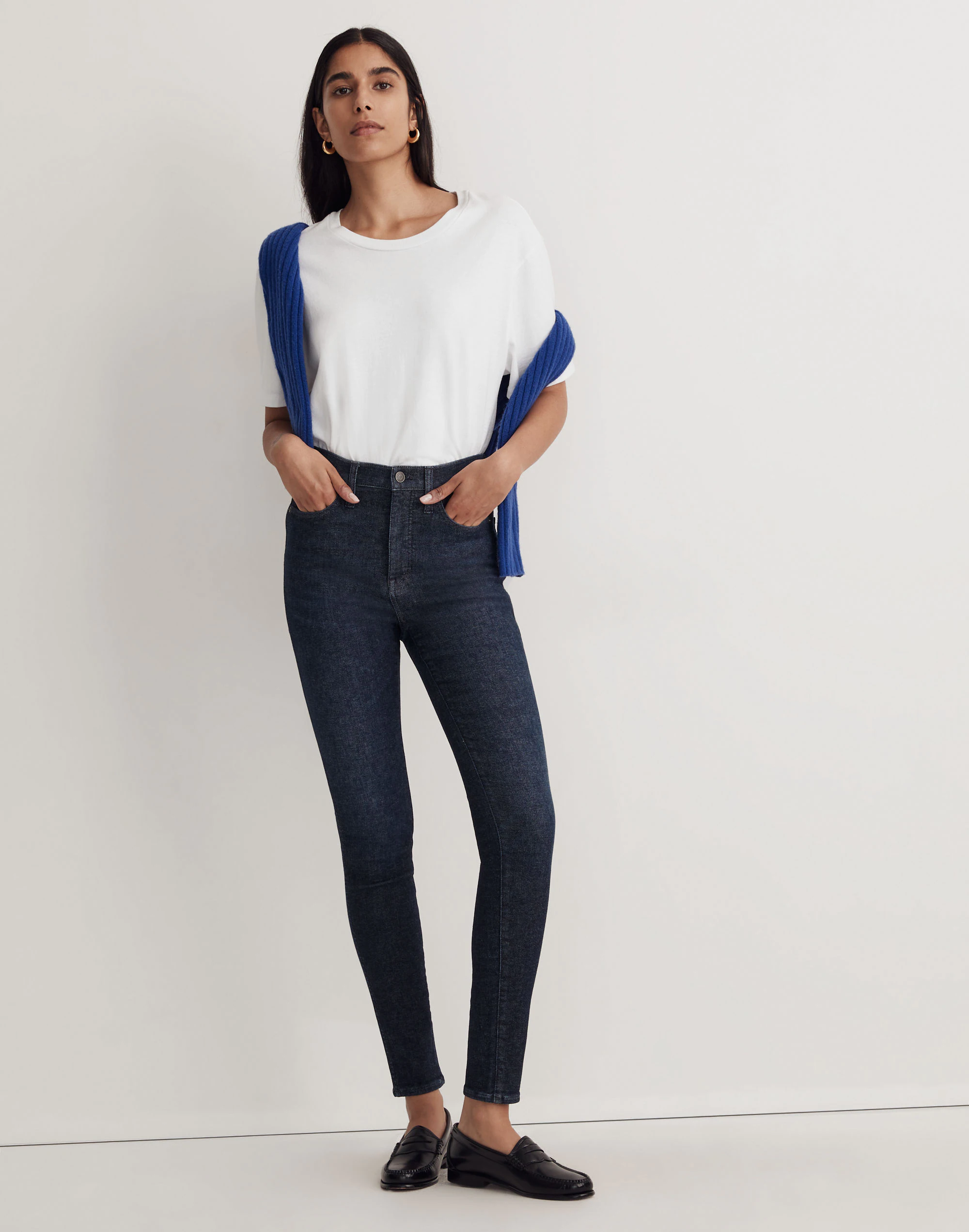 Madewell 10" High-Rise Skinny Jeans In Bensley Wash