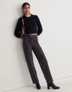 Madewell The Perfect Vintage Wide-Leg Jean In Windhaven Wash: Patch-Pocket Edition