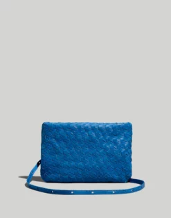 Madewell The Puff Crossbody Bag: Woven Leather Edition