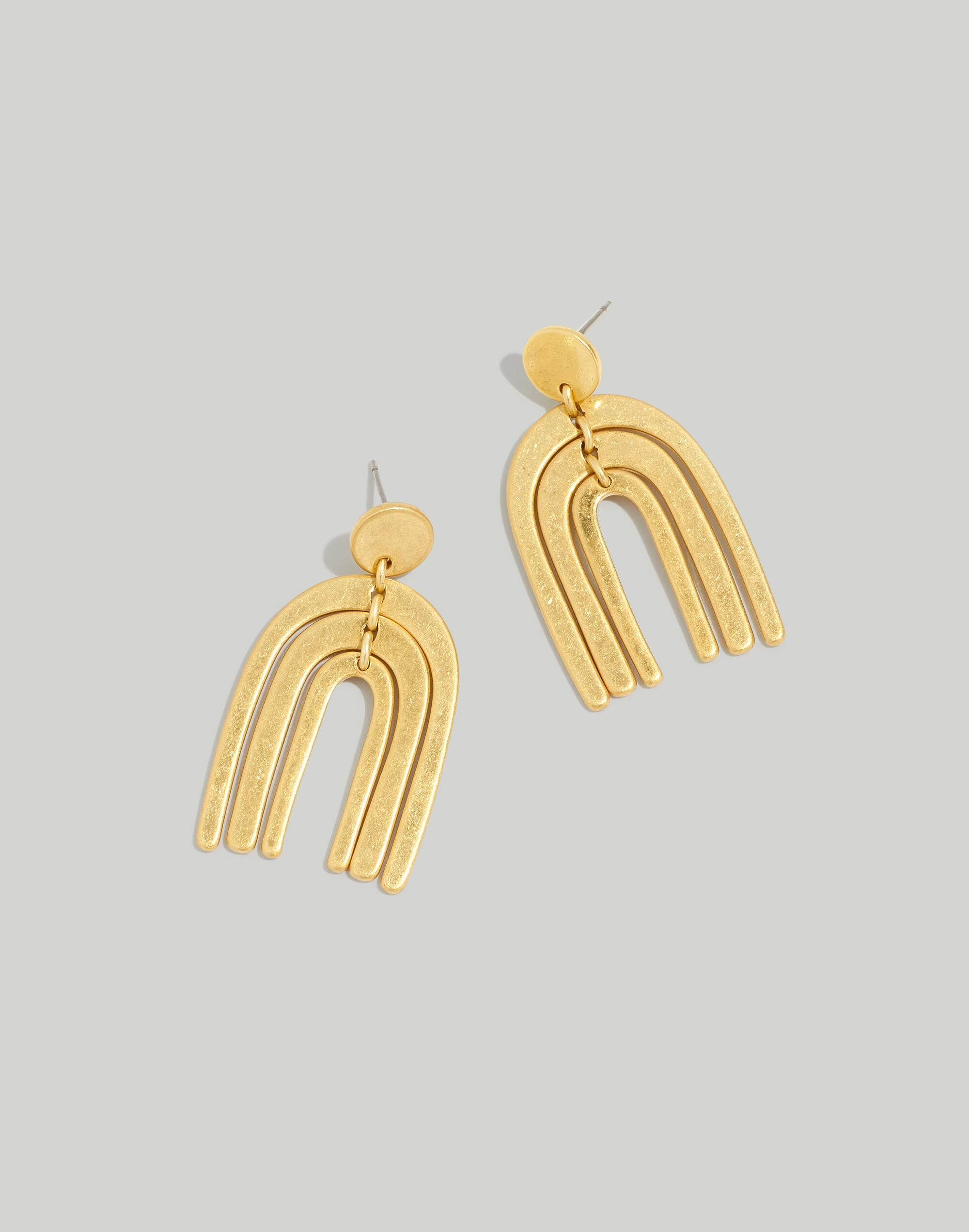 Madewell Stacked Arch Statement Earrings