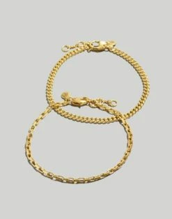 Madewell Two-Pack Chain Bracelet Set