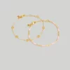 Madewell Two-Pack Etched Heart Bracelet Set
