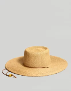 Madewell Stampede-Strap Wide-Brim Straw Hat