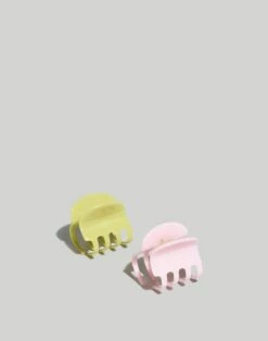 Madewell Two-Pack Milky Acetate Claw Hair Clips