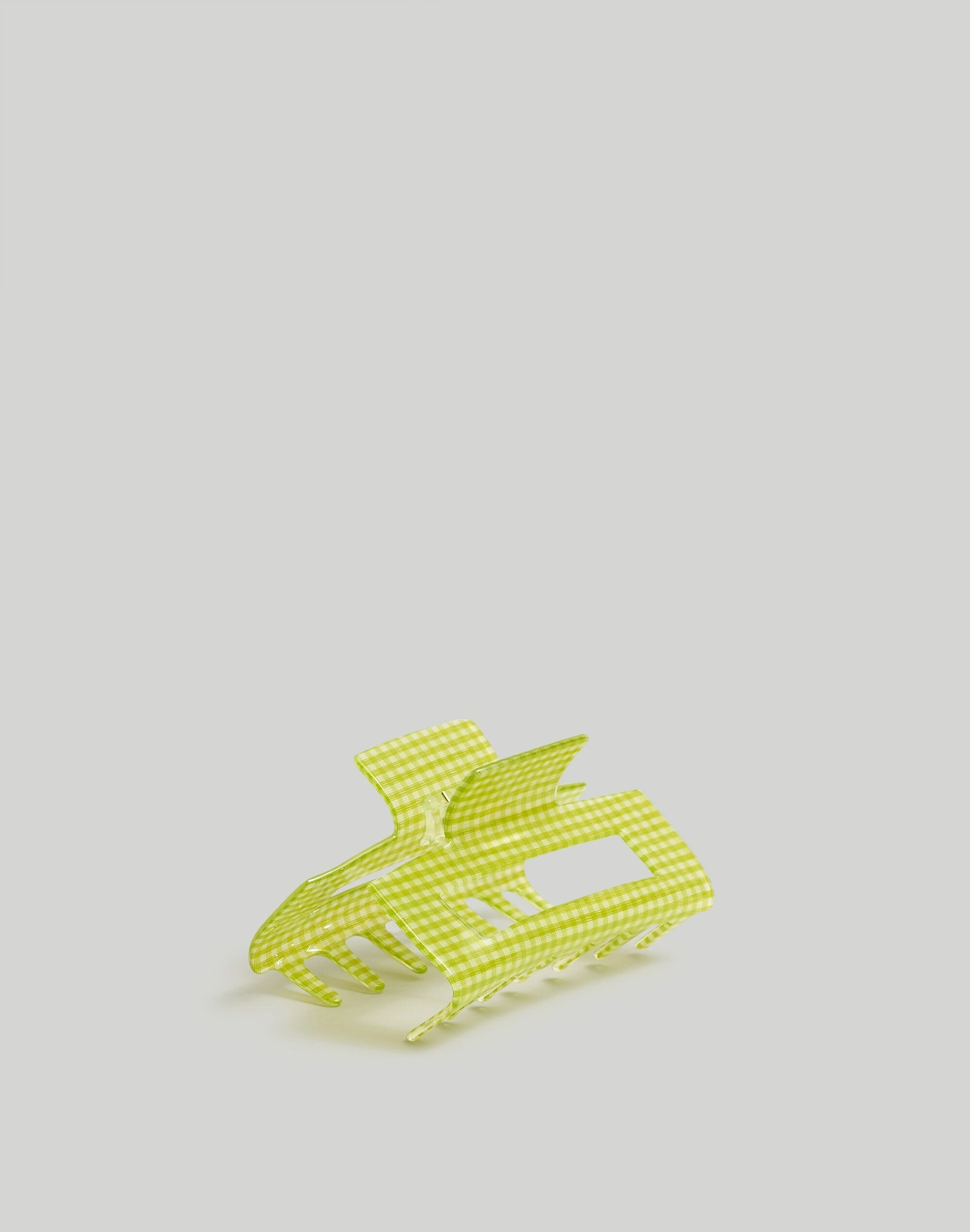 Madewell Gingham Claw Hair Clip