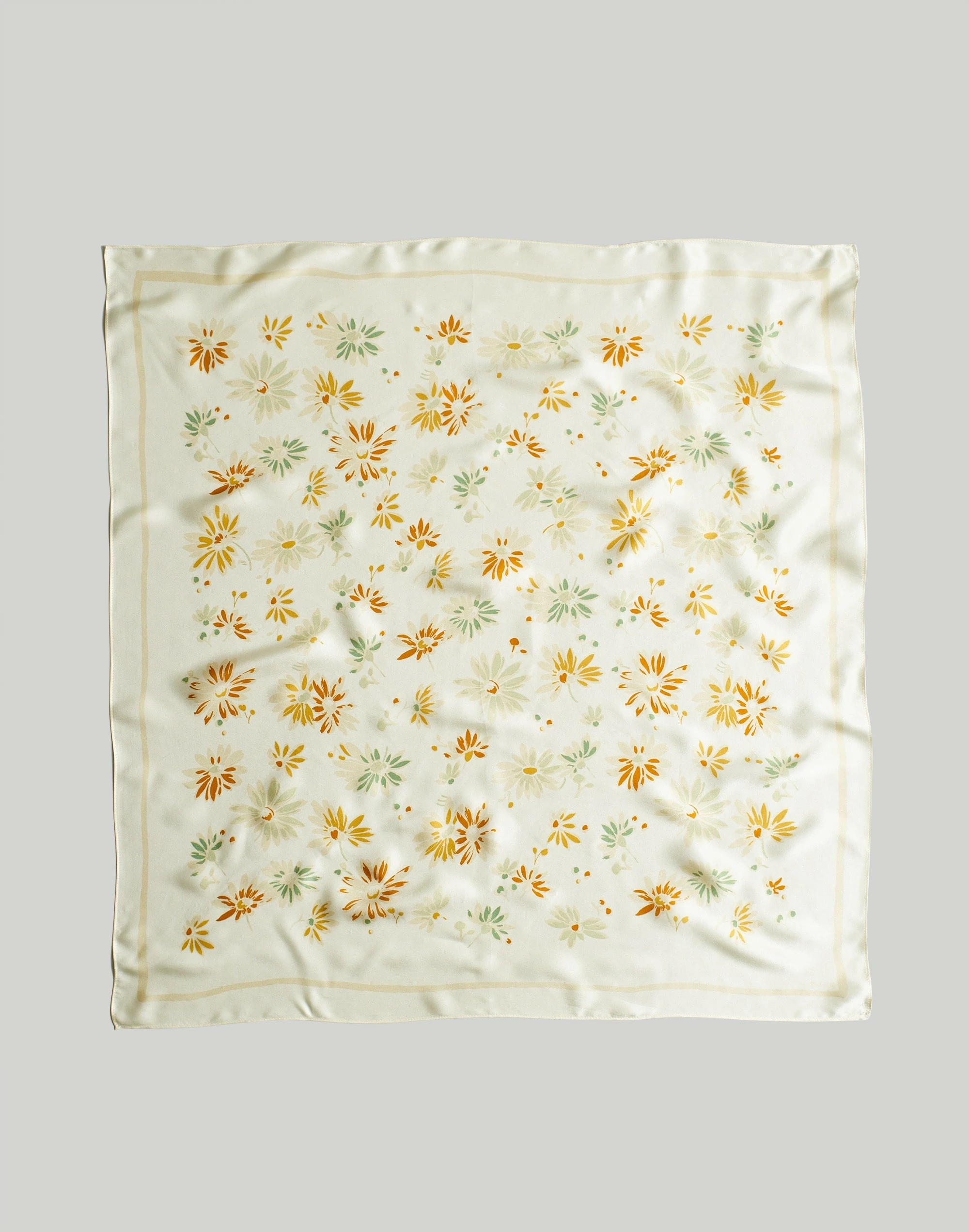 Madewell Silk Oversized Bandana In Floating Floral - Image 2