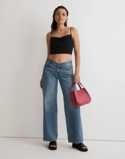 Madewell MWL Flex Sweetheart Crop Tank Top