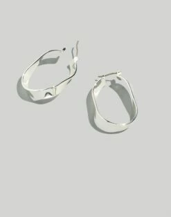 Madewell Twisty U-Hoop Earrings