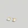 Madewell Pearl Oyster Stud Earrings