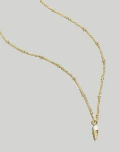 Madewell Pearl Ice Cream Pendant Necklace