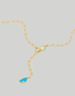 Madewell Stone Collection Green Apophyllite Necklace