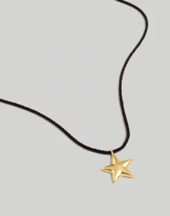 Madewell Star Cord Choker Necklace