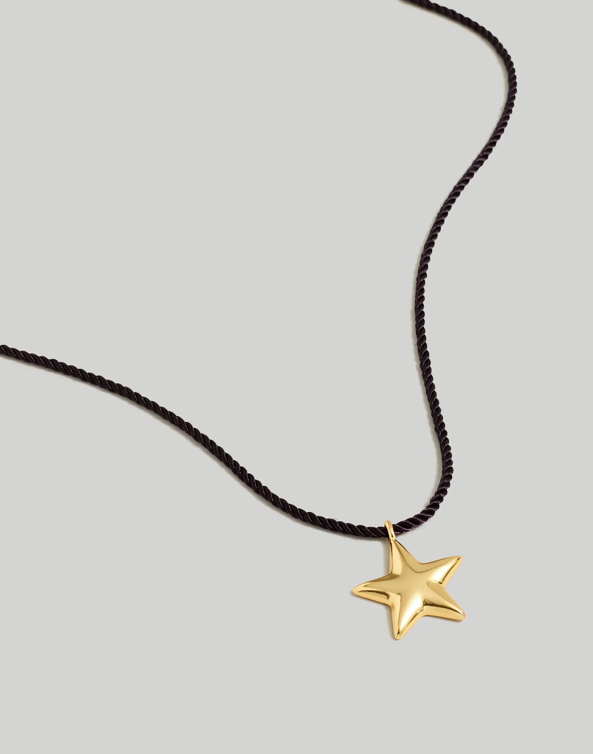 Madewell Star Cord Choker Necklace