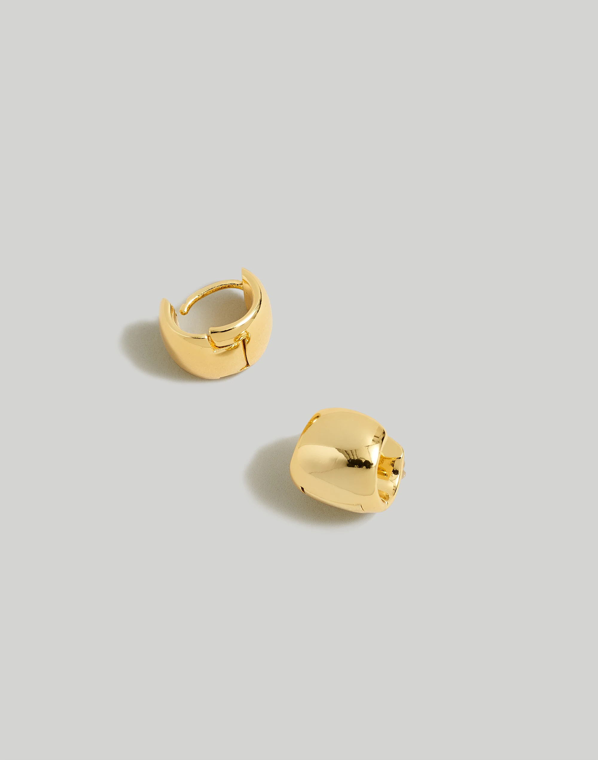 Madewell Cuffed Huggie Hoop Earrings