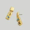 Madewell Glass Stone Statement Earrings
