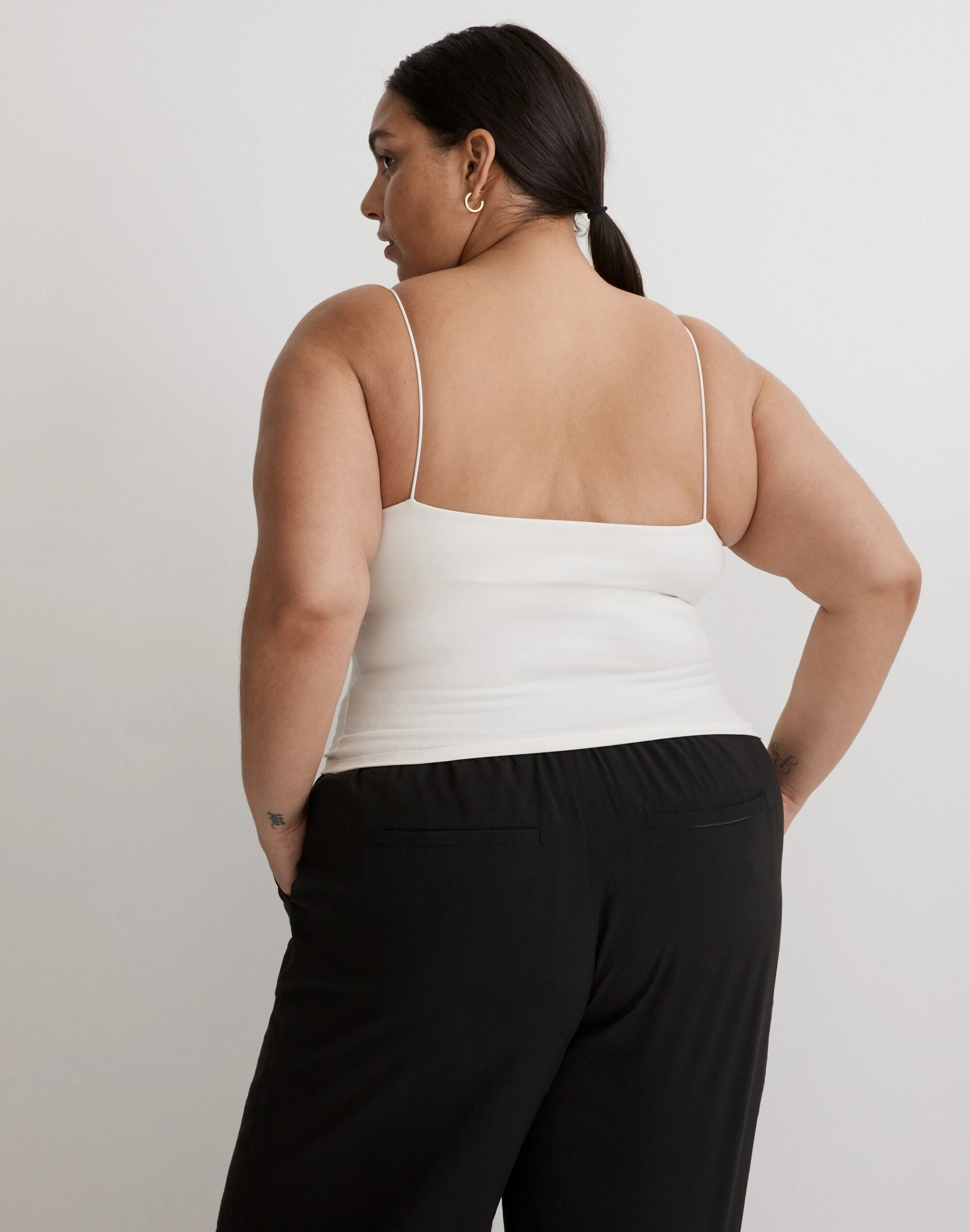 Madewell Plus MWL Flex Sweetheart Crop Tank Top - Image 3