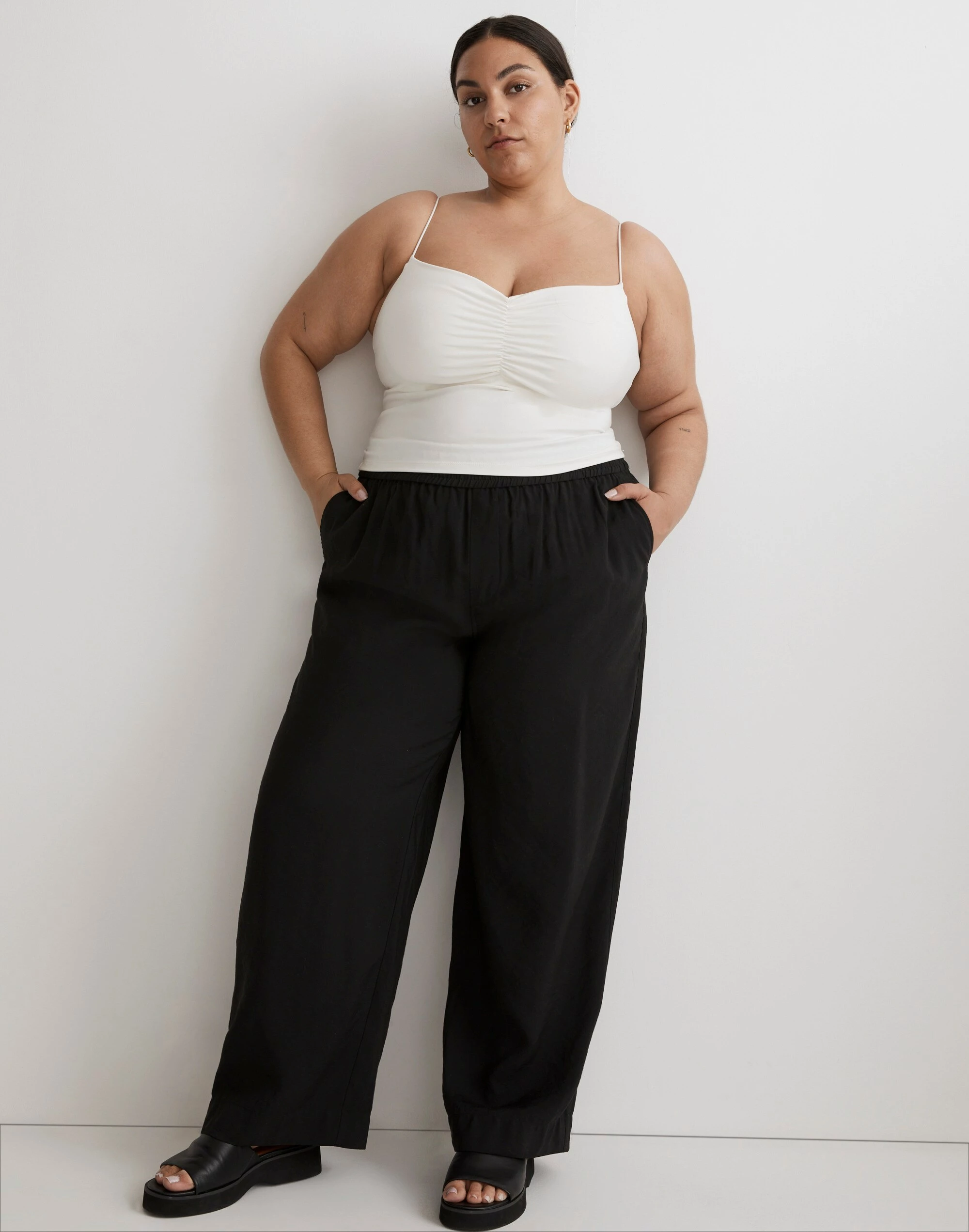 Madewell Plus MWL Flex Sweetheart Crop Tank Top - Image 4