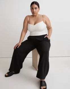 Madewell Plus MWL Flex Sweetheart Crop Tank Top