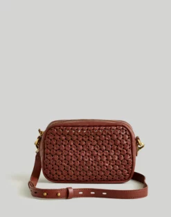 Madewell The Transport Camera Bag: Crochet Leather Edition