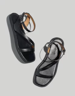 Madewell The Mabel Asymmetric-Strap Sandal