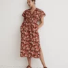 Madewell X Reistor Drawstring Maxi Dress