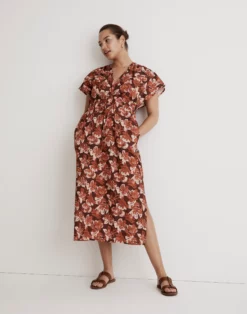 Madewell X Reistor Drawstring Maxi Dress