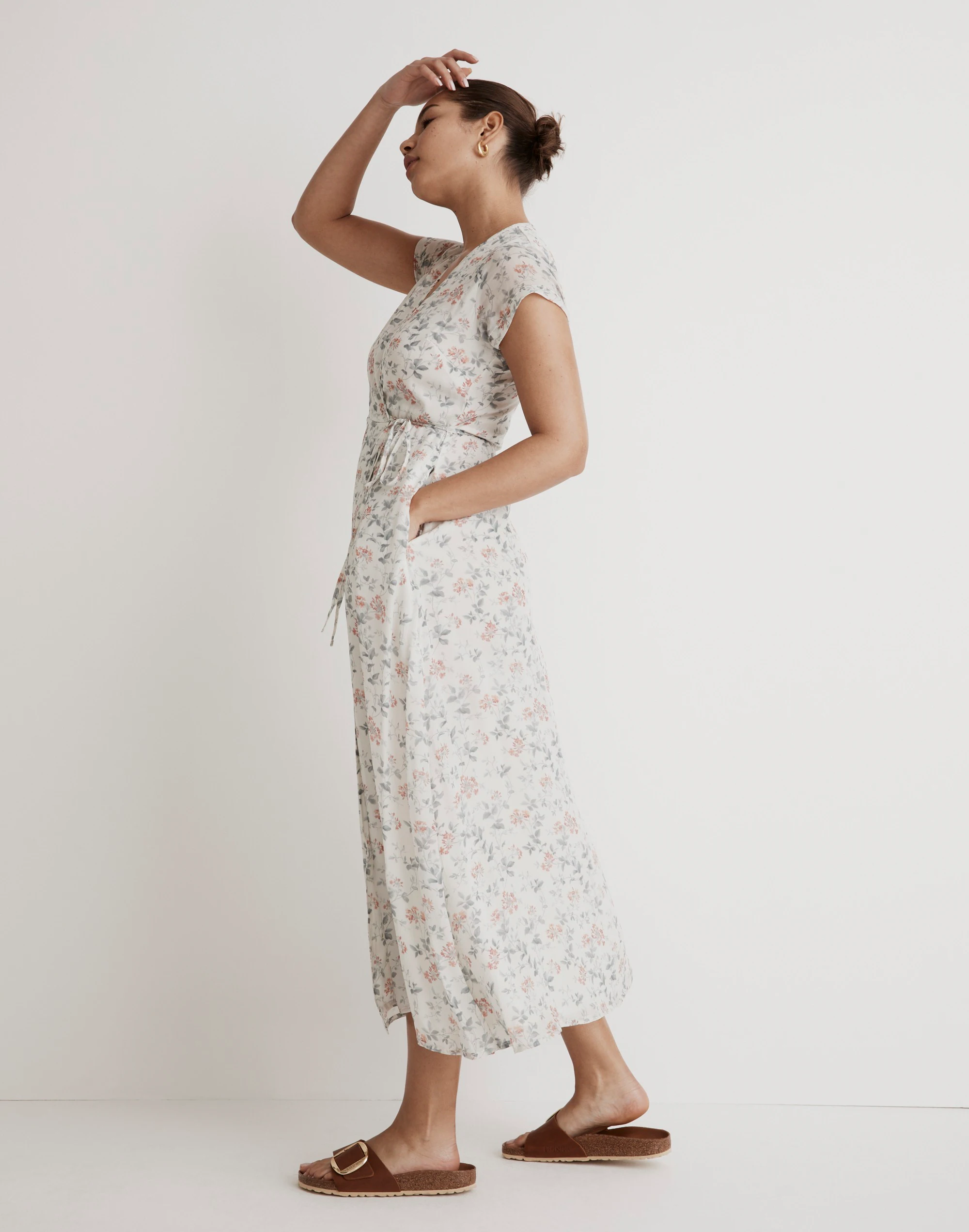 Madewell X Reistor Floral Wrap Maxi Dress - Image 2