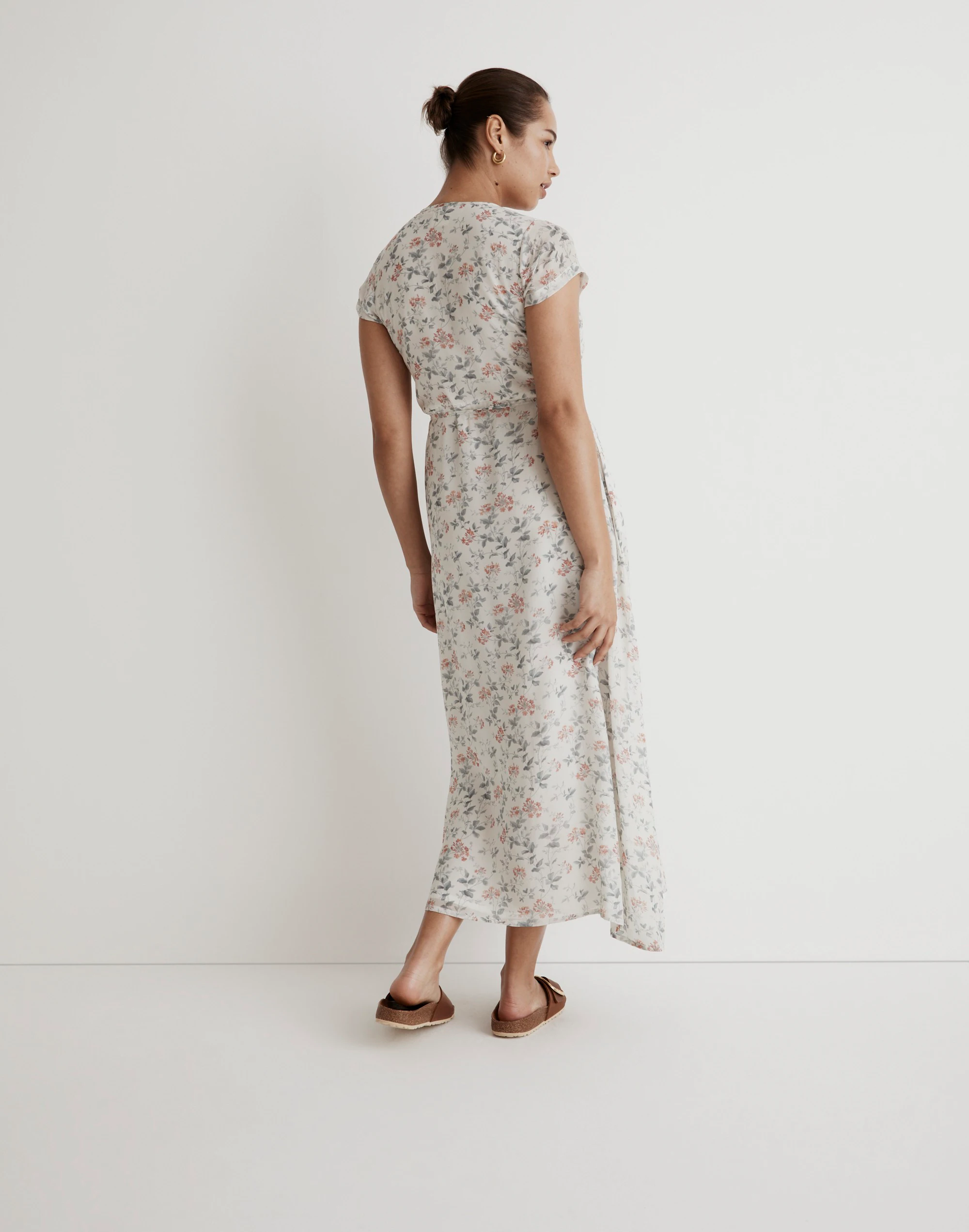 Madewell X Reistor Floral Wrap Maxi Dress - Image 3