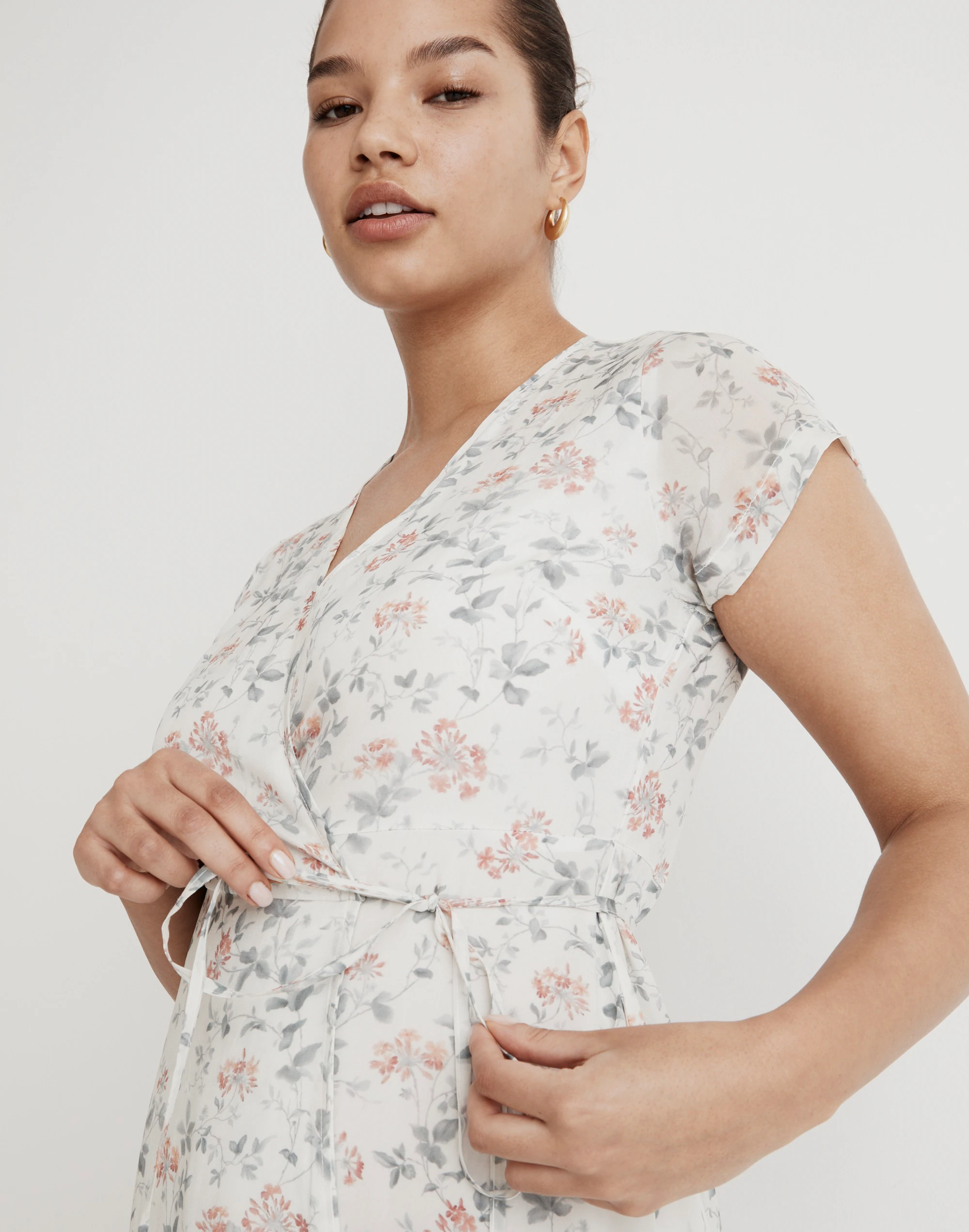 Madewell X Reistor Floral Wrap Maxi Dress - Image 4