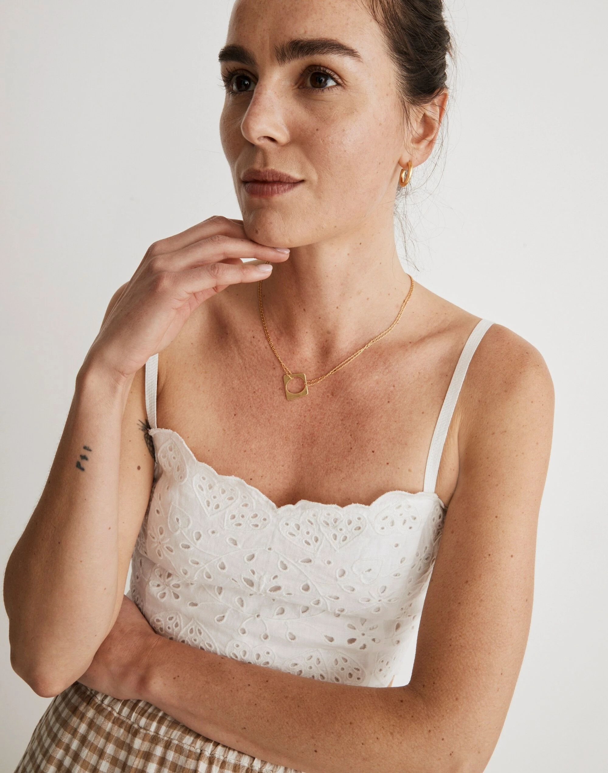 Madewell Cutout Double Chain Pendant Necklace - Image 2